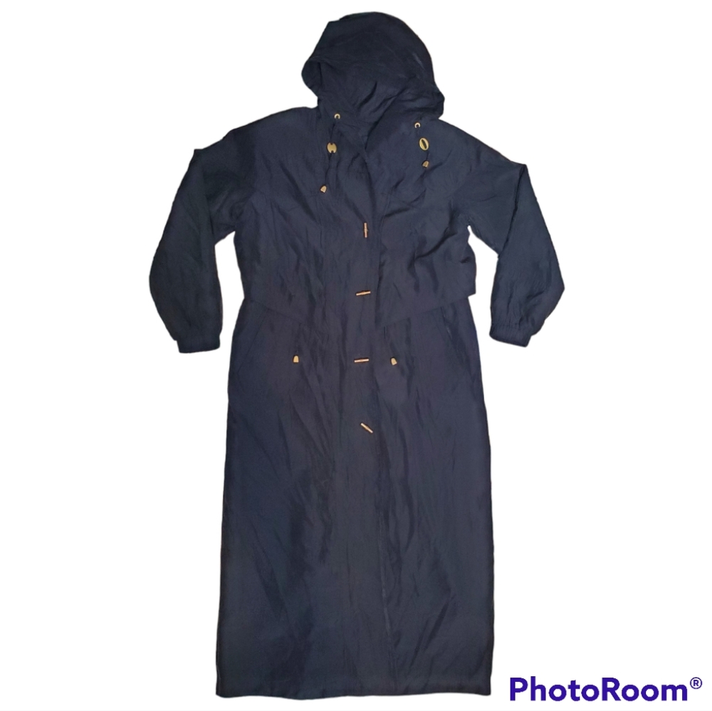 Beautiful vintage black Trench Coat